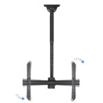 Tooq Supporto girevole da soffitto per TV da 37"-70" - Gestione dei cavi - Peso max 50 kg - VESA 600x400 mm - immagine 5