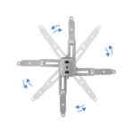 Tooq Supporto universale da soffitto per proiettore - Inclinabile e girevole - Peso massimo 20 kg - Colore argento - immagine 4