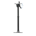 Tooq Supporto da soffitto per proiettore - Inclinabile e girevole - Adatto per soffitti inclinati - Peso massimo 20 kg - Colore nero - immagine 4