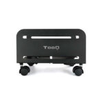 Tooq Supporto da pavimento con ruote per CPU di larghezza 119-209 mm - Peso massimo 10 kg - Colore nero - immagine 2