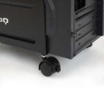 Tooq Supporto da pavimento con ruote per CPU di larghezza 119-209 mm - Peso massimo 10 kg - Colore nero - immagine 4