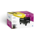 Tooq Supporto da pavimento con ruote per CPU di larghezza 119-209 mm - Peso massimo 10 kg - Colore nero - immagine 5