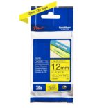 Brother TZe631 Nastro laminato originale per etichette - Testo nero su sfondo giallo - Larghezza 12 mm x 8 metri - immagine 3