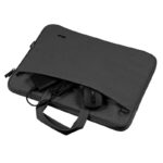 Trust Bologna Custodia per laptop fino a 16" - Realizzata con materiali riciclati - Scomparto esterno - Imbottitura - Maniglia e tracolla per il trasporto - immagine 5