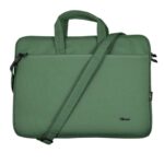 Trust Bologna Custodia per laptop fino a 16" - Realizzata con materiali riciclati - Scomparto esterno - Imbottitura - Maniglia e tracolla per il trasporto - immagine 2