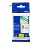Brother TZe111 Nastro laminato originale per etichette - Testo nero su sfondo trasparente - Larghezza 6 mm x 8 metri - immagine 2