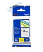 Brother TZe141 Nastro laminato originale per etichette - Testo nero su sfondo trasparente - Larghezza 18 mm x 8 metri - immagine 2