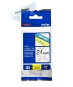 Brother TZe151 Nastro laminato originale per etichette - Testo nero su sfondo trasparente - Larghezza 24 mm x 8 metri - immagine 2