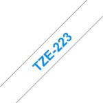 Brother TZe223 Nastro laminato originale per etichette - Testo blu su sfondo bianco - Larghezza 9 mm x 8 metri - immagine 3