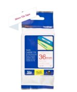 Brother TZe262 Nastro laminato originale per etichette - Testo rosso su sfondo bianco - Larghezza 36 mm x 8 metri - immagine 2
