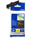 Brother TZe354 Nastro laminato originale per etichette - Testo dorato su sfondo nero - Larghezza 24 mm x 8 metri - immagine 2