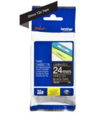 Brother TZe355 Nastro laminato originale per etichette - Testo bianco su sfondo nero - Larghezza 24 mm x 8 metri - immagine 2