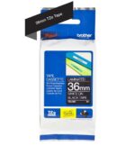 Brother TZe365 Nastro laminato originale per etichette - Testo bianco su sfondo nero - Larghezza 36 mm x 8 metri - immagine 2