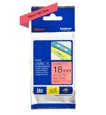 Brother TZe441 Nastro laminato originale per etichette - Testo nero su sfondo rosso - Larghezza 18 mm x 8 metri - immagine 2