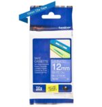 Brother TZe535 Nastro laminato originale per etichette - Testo bianco su sfondo blu - Larghezza 12 mm x 8 metri - immagine 2