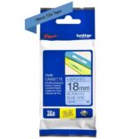 Brother TZe541 Nastro laminato originale per etichette - Testo nero su sfondo blu - Larghezza 18 mm x 8 metri - immagine 2