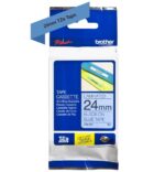 Brother TZe551 Nastro laminato originale per etichette - Testo nero su sfondo blu - Larghezza 24 mm x 8 metri - immagine 2