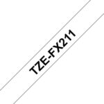 Brother TZeFX211 Nastro laminato flessibile originale per etichette - Testo nero su sfondo bianco - Larghezza 6 mm x 8 metri - immagine 3