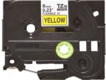 Brother TZeFX611 Nastro laminato flessibile originale per etichette - Testo nero su sfondo giallo - Larghezza 6 mm x 8 metri - immagine 2
