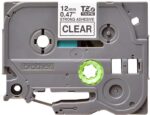 Brother TZeS131 Nastro laminato super adesivo originale per etichette - Testo nero su sfondo trasparente - Larghezza 12 mm x 8 metri - immagine 2