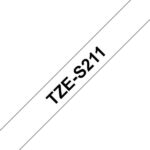 Brother TZeS211 Nastro laminato super adesivo originale per etichette - Testo nero su sfondo bianco - Larghezza 6 mm x 8 metri - immagine 3