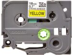 Brother TZeS641 Nastro laminato super adesivo originale per etichette - Testo nero su sfondo giallo - Larghezza 18 mm x 8 metri - immagine 2
