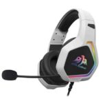 Coolsound G6 Cuffie da gioco con microfono - USB per illuminazione LED - Archetto regolabile - Cuscinetti imbottiti - Comandi sul cavo - Cavo da 2 m - immagine 2