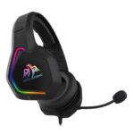 Coolsound G6 Cuffie da gioco con microfono - USB per illuminazione LED - Archetto regolabile - Cuscinetti imbottiti - Comandi sul cavo - Cavo da 2 m - immagine 2