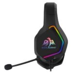 Coolsound G6 Cuffie da gioco con microfono - USB per illuminazione LED - Archetto regolabile - Cuscinetti imbottiti - Comandi sul cavo - Cavo da 2 m - immagine 3