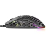 Mars Gaming MM55 Mouse da gioco USB 12800 dpi - Carcassa con pannello perforato - 5 pulsanti - Illuminazione RGB Chroma - Per destrimani - Cavo da 1,70 m - immagine 4