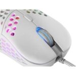 Mars Gaming MM55 Mouse da gioco USB 12800 dpi - Carcassa con pannello perforato - 5 pulsanti - Illuminazione RGB Chroma - Per destrimani - Cavo da 1,70 m - immagine 4