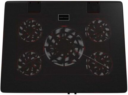 3" USB - Inclinazione regolabile - 5 ventole - Illuminazione LED rossa
