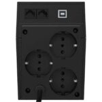Elbat Delta SAI 700VA USB - 3x Shuckos - Stabilizzatore AVR - Funzione di avvio a freddo - immagine 2