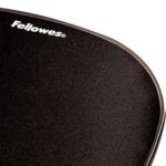 Fellowes Crystal Tappetino con poggiapolsi in gel - Resistente alle macchie - 20x23 cm - Colore nero - immagine 4