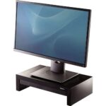 Fellowes Designer Suites Supporto elevatore per monitor - 3 diverse altezze - Vassoio portaoggetti - Peso massimo 18 kg - immagine 4