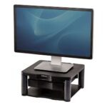Fellowes Supporto per monitor Plus - 5 regolazioni di altezza - Cassetto portaoggetti - Peso massimo 36 kg - immagine 2