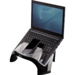 Fellowes Supporto per laptop con 4 porte USB - Vano per accessori - 3 regolazioni di altezza - Peso massimo 6 kg - immagine 2