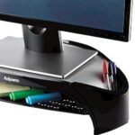 Fellowes Smart Suites Supporto per monitor - 3 altezze regolabili - Include vassoio portadocumenti - Peso massimo 10 kg - immagine 3