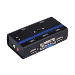 Aisens Commutatore KVM VGA USB 1U-2PC+Cavo - Colore Nero - immagine 2