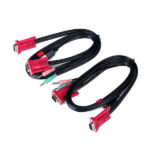 Aisens Commutatore KVM VGA USB 1U-2PC+Cavo - Colore Nero - immagine 3