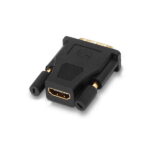 Aisens Adattatore DVI a HDMI - 24+1/M-HDMI A Femmina Schermato in Oro - Full HD - Colore Nero - immagine 2