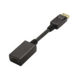 Aisens Convertitore Displayport a HDMI - DP/M-HDMI A Femmina - 15 cm - Colore Nero - immagine 2