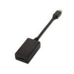 Aisens Convertitore Mini DP a HDMI - mDP/M-HDMI A Femmina - 15 cm - Colore Nero - immagine 2