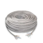 Aisens Cavo di rete RJ45 LSZH Cat.6 UTP rigido AWG24 - Bobina da 305 m - Senza alogeni e 100% rame per installazione - Colore grigio - immagine 2