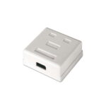 Aisens Rosetta da superficie RJ45 Cat.6 UTP 2 prese - Colore bianco - immagine 2