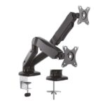 Aisens Supporto da tavolo con contrappeso girevole e inclinabile (13"-32") - Colore nero - immagine 2