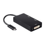 Aisens Convertitore da USB-C a DVI/HDMI/VGA - USB-C/M-DVI/H-HDMI/H-VGA/H - 15 cm - Colore nero - immagine 2