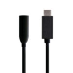 Aisens Convertitore USB-C ad Audio - Frequenza di campionamento 384KHz 32Bit - USB-C/M-JACK 3.5/H - 15cm - Colore Nero - immagine 2