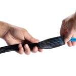 Aisens Organizzatore cavi in poliestere 20 mm - 1,0 m - Colore nero - immagine 3
