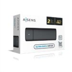 Aisens Box esterno M.2 (NGFF) per SSD M.2 SATA/NVME a USB3.1 GEN2 - Colore nero - immagine 4
